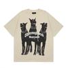 Luxury Mens Womens T-Shirt Cotton Print Streetwear Vintage Oversized Tee Unisex Top