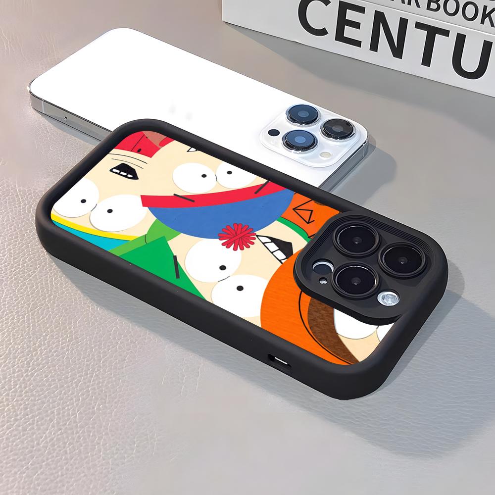 Funny S-South P-Park Phone Case For IPhone 17 Air 16 E 15 14 Plus 13 12 11 Pro Max Silicone Soft Case