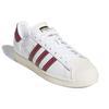 adidas Superstar White Collegiate Burgundy Unisex Sneakers Cloud-White Gold-Foil GZ1603