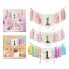First Birthday Highchair Banner Party Decorations Nursery Hanging Ornament Home