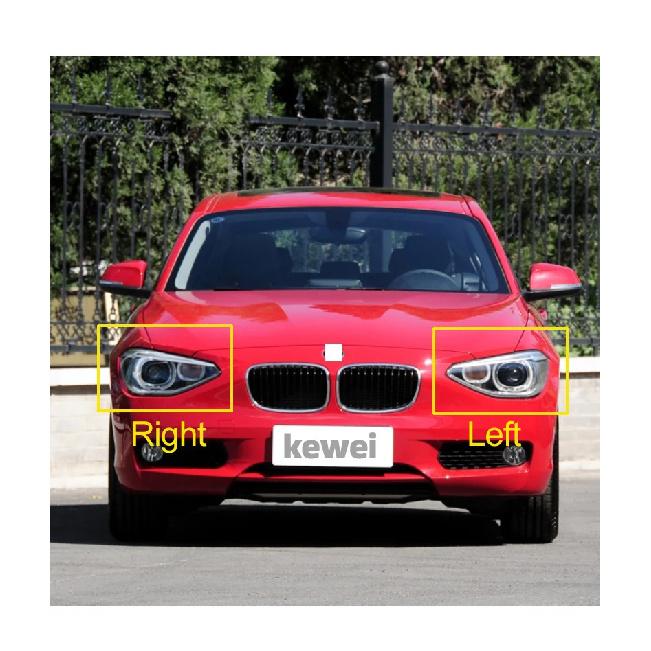 Front Car Halogen Headlights Lampshade Car Headlight Cover For BMW 1 Series F20 F21 2011 2012 2013 2014