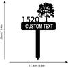 Metal Garden Stake Decor, Outdoor Yard Art Gift