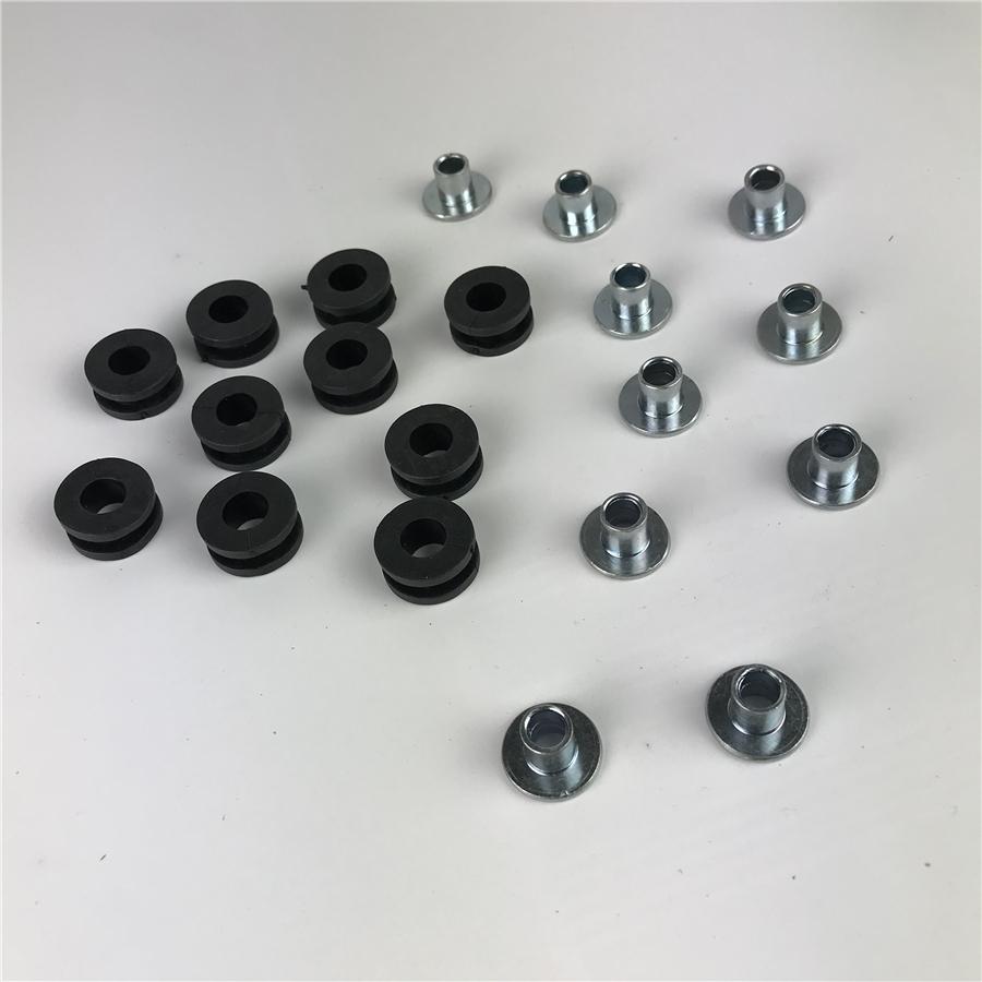 30Pcs Motorcycle Rubber Grommets Bolt For Honda Yamaha Suzuki Kawasaki Fairing