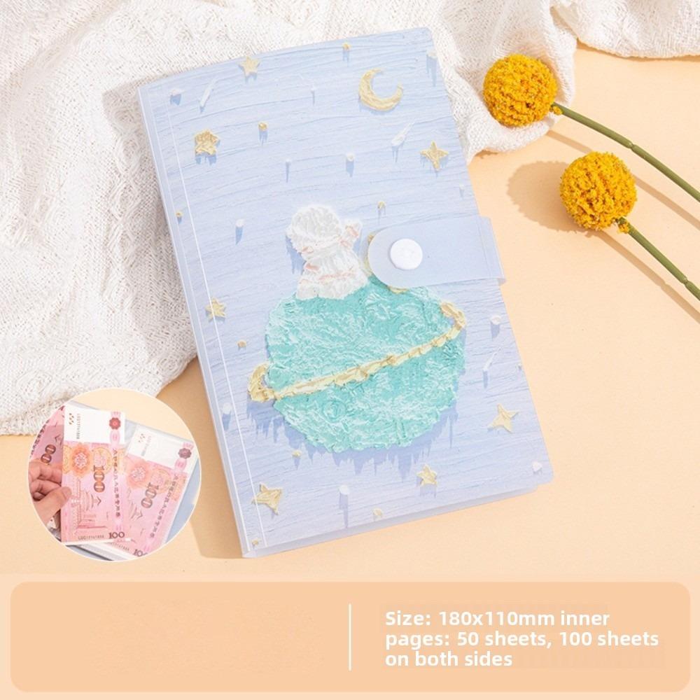 Save Money 100 Envelopes Money Saving Challenge Waterproof Reusable Mini Binder Savings Challenge Oil Painting Budget Binder