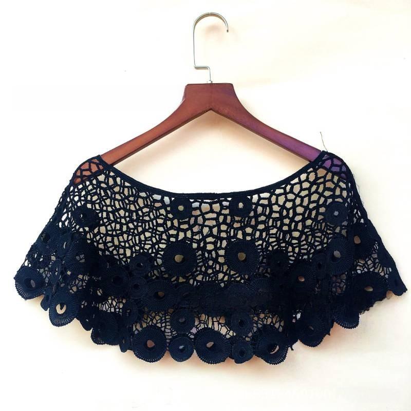 Floral Knit Coverup For Women Summer Autumn Spring Lightweight Short Sleeveless Cardigan