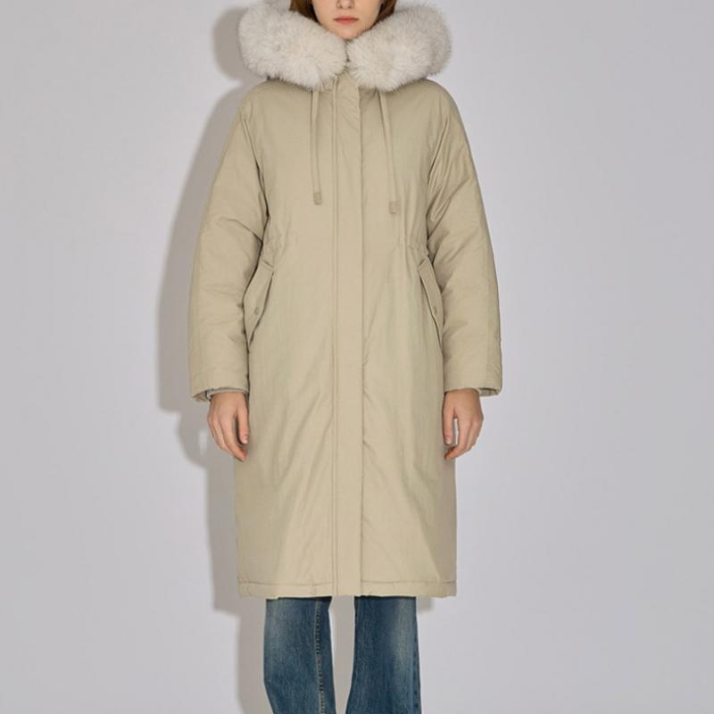 She S miSS Fuchspelz Entendaunen Langer Pullover SSdjpo42060 Be