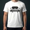 Grand Cherokee 1993-1998 Front View Car Silhouette T-Shirt Unisex Graphic Tee