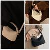 Clutch Cloud Shoulder Bag Solid Color Phone Crossbody Bag Casual Leather Handbag  Girls