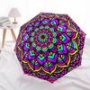 1pc Mandala Automatic Open/close Folding Umbrella, Compact Portable Travel Umbrella, Cute Umbrella, Durable Construction yy260328007