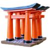 Japanese Style Torii Gate Ornaments Mini House Decorations Resin Miniature Door Crafts Fairy Figurines Japanese Torii Gate Model