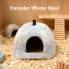 Washable Guinea Pig Hideout Plush Hideaway House New Pet Winter Nest  Cage Accessories