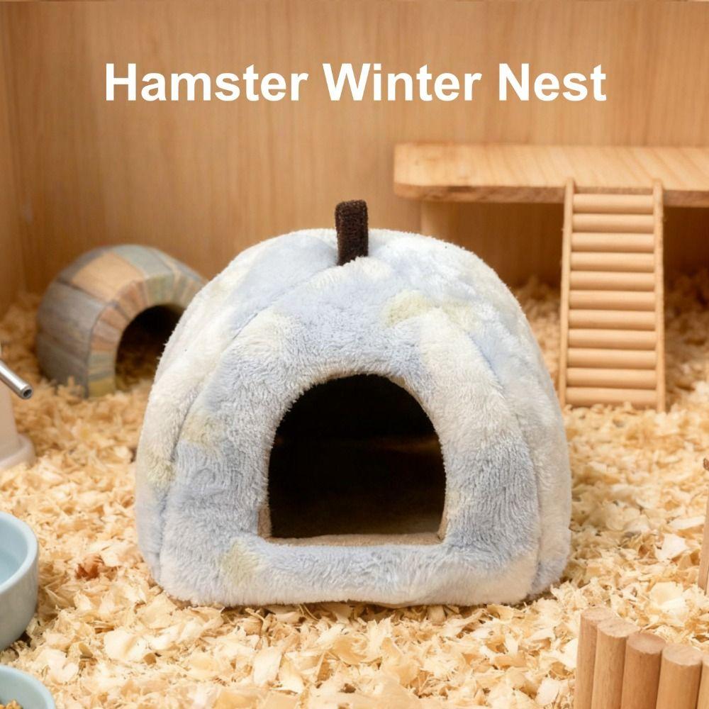 Washable Guinea Pig Hideout Plush Hideaway House New Pet Winter Nest Cage Accessories