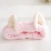 Lovely Cute Makeup Tools Spa Clean Face Party Hair Band Cat Ears Fluffy Headband