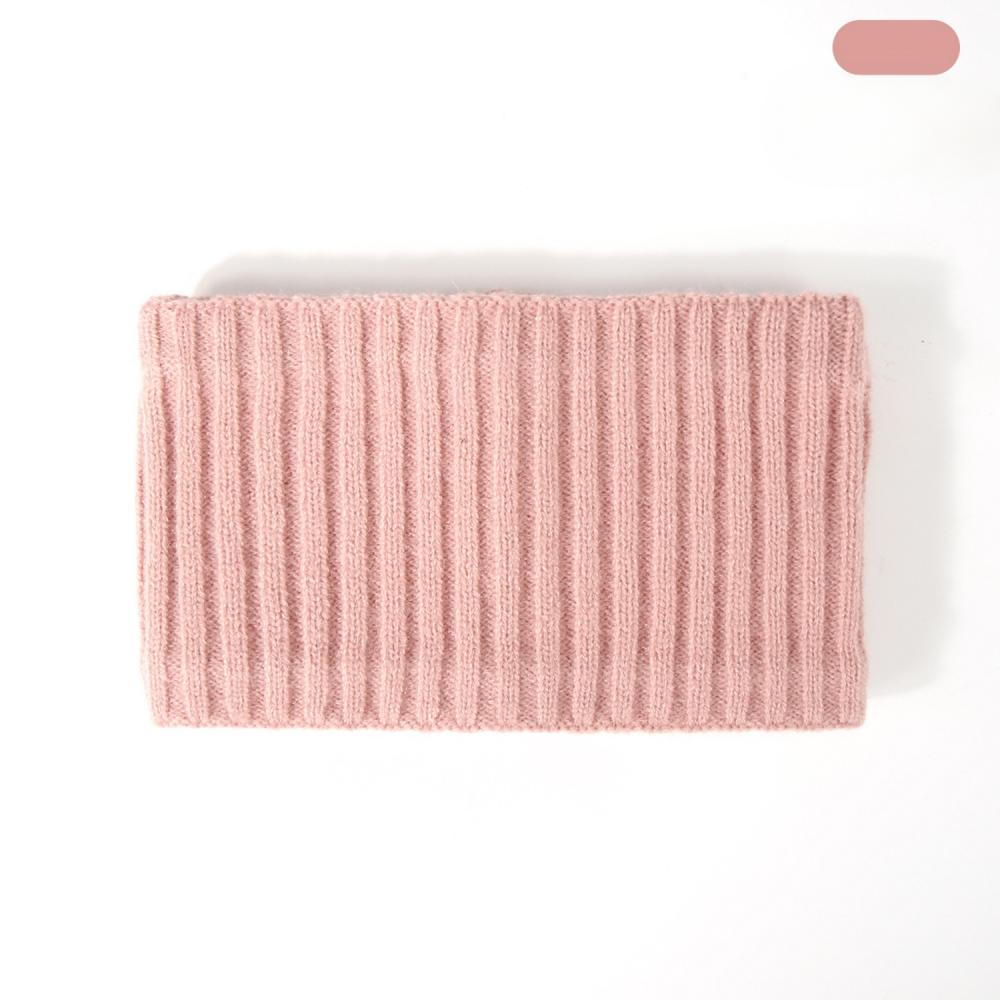 1PC Fashion Ear Warm Knitted Headband Fluffy Plush Solid Color Elastic Hairband Windproof Headwear Warm Hair Band Girl