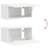 TV Wall Cabinet 60 X 31 X 29.5 Cm White Engineered Wood