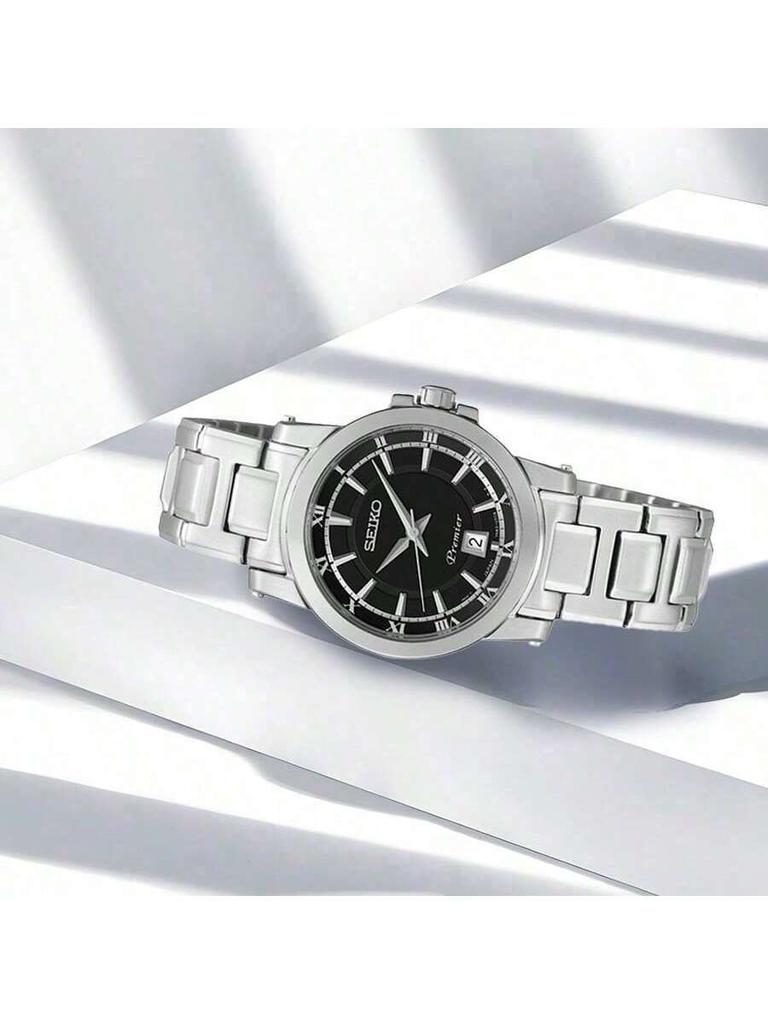 Seiko PREMIER SXDF43J1 Ladies Quartz Watch Stainless Steel Strap