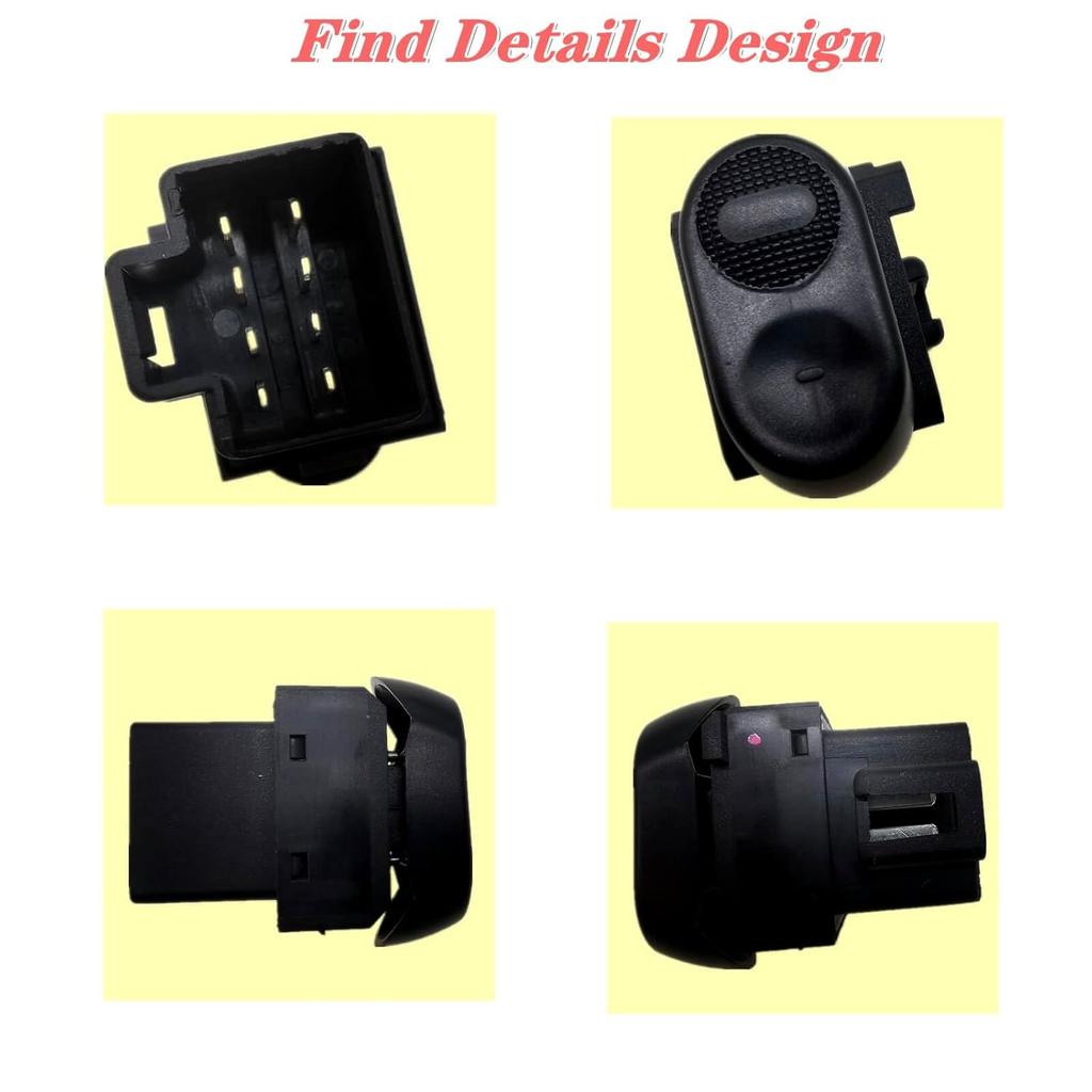 901-5203 Power Window Switch,Heavy Duty Front Driver Passenger Side Window Switch Compatible with 2007-2018 Freightliner Cascadia OE# 12862662