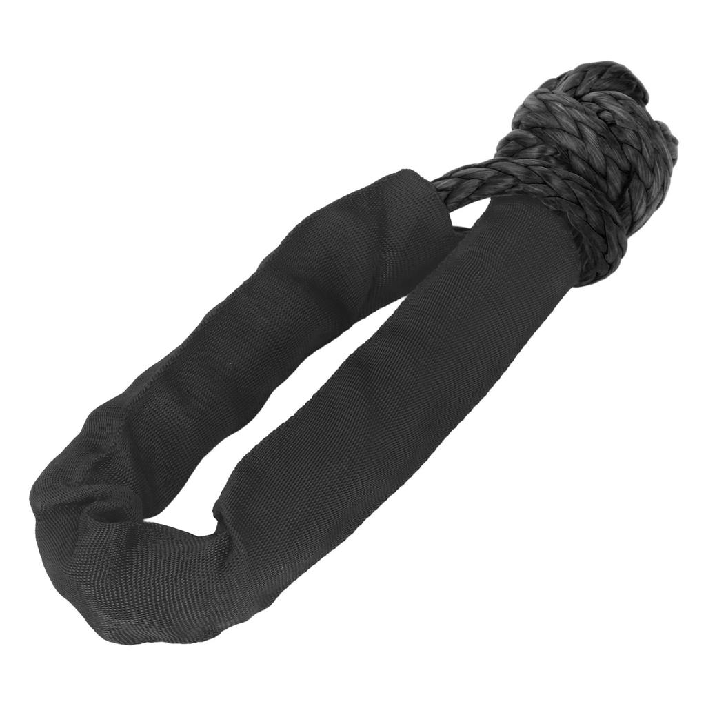 Soft Shackle 20mm 41000 LBS Break Strength Recovery Rope Shackle with Protective Sleeve for Truck Large SUVs Offroad
