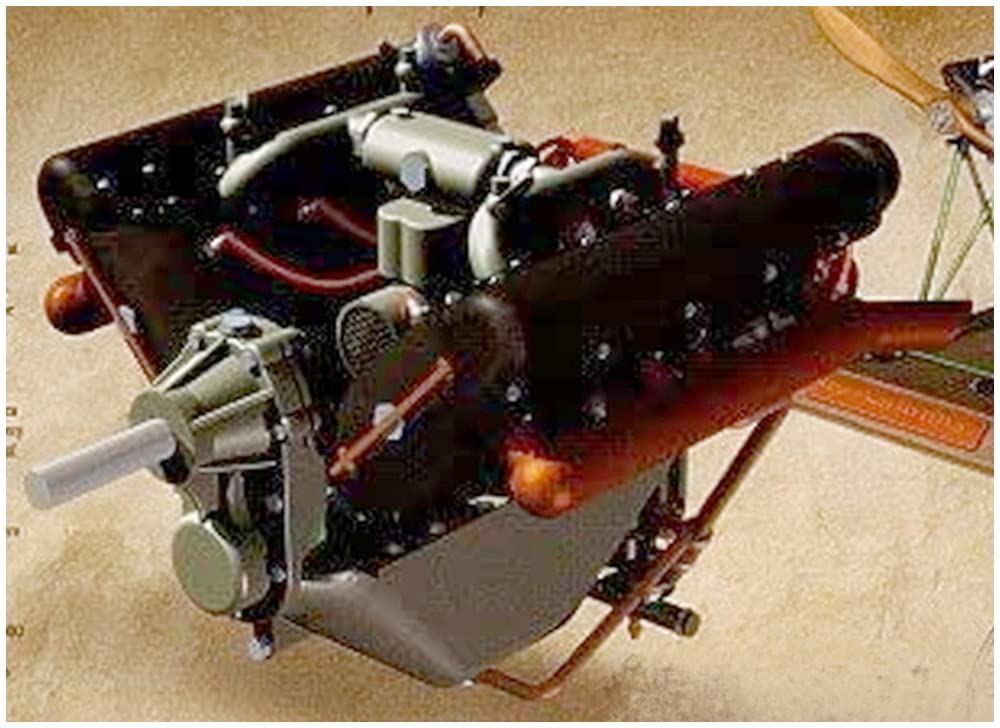 

Roden Масштаб 1/32 Первая мировая война Hispano-Suiza 8Ab 180 л.с. Двигатель водяного охлаждения Выставочная модель Пластиковый набор RE32625