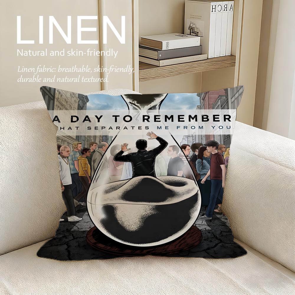 A Day to Remember Cushion Cover Pillowcase Set Pcs x x Breathable Washable Sofa Cushion Cover