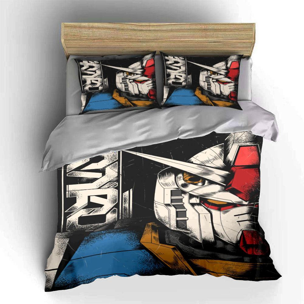 Robot-themed, Bold Graphic Design. Bedding Sets Duvet Cover Sets Duvet Covers Pillowcases(1*Duvet Cover 2*Pillowcases Without Duvet Insert)