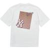 New MLB New York Yankees T Shirt Unisex Cream 3ATSM0344-50CRS