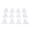12PC Padded Comforter Clips Compact Multifunctional Metal and Foam Padded Blanket Fasteners