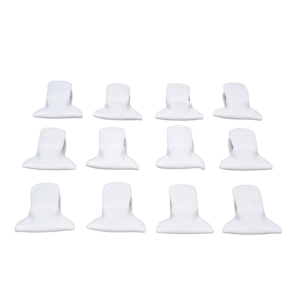 12PC Padded Comforter Clips Compact Multifunctional Metal and Foam Padded Blanket Fasteners