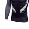 Men Tight Fitness Suit Quick Drying 2 Piece Breathable Workout Suit with Gel Pad for Exercise