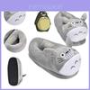 Totoro Fuzzy Slippers Warm And Comfy Winter Shoes For Kids And Women
