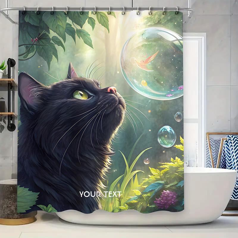 

Синяя Цветочная Шторка для Душа Водонепроницаемый Декор для Ванной Комнаты для Украшения Дома Красивые Акварельные Цветочные Принты Идеальная Идея для Подарка 90x180cm