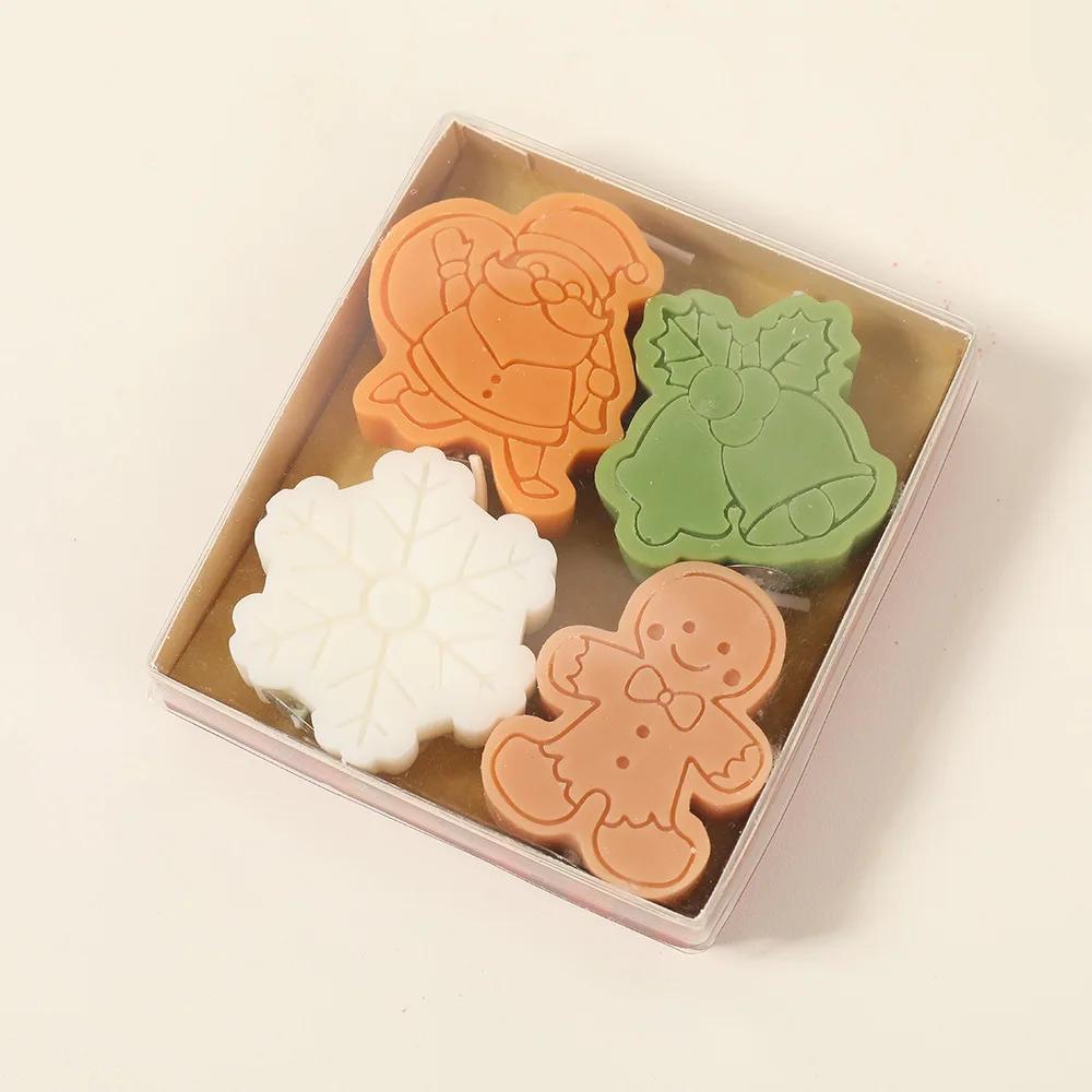 

Christmas Gift Aromatherapy Candle Snowman Gingerbread Man Shaped Aromatherapy Gift Set