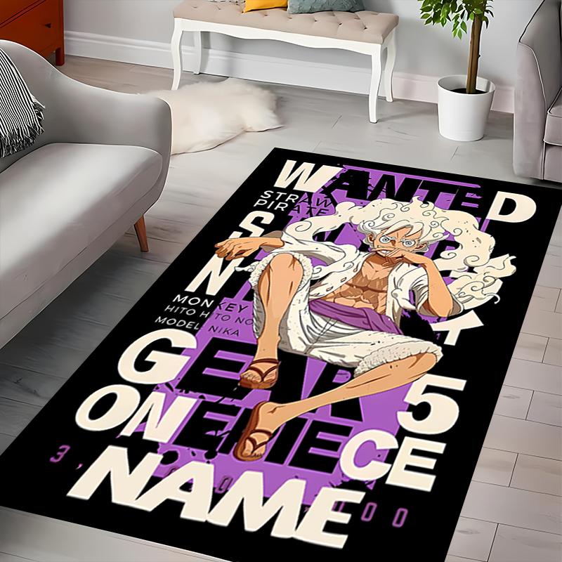 Custom personalization Monkey D. Luffy Area Rug - Perfect For Kitchen, Bathroom,Laundry Room Decor Large Size Available,Gift All Seasons