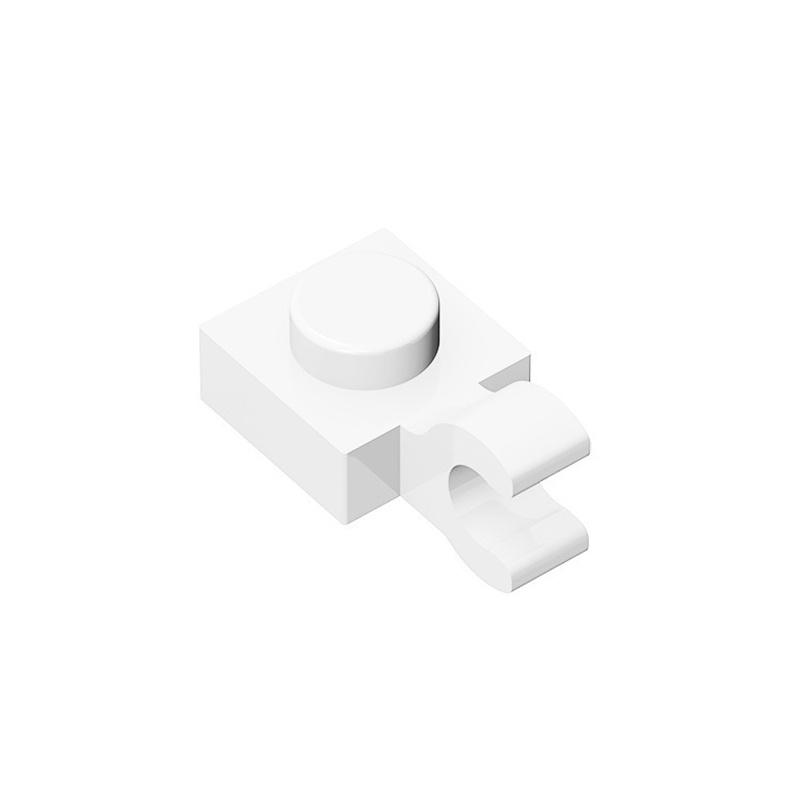 10PCS 61252 Plate Special 1 x 1 with Clip 6019 Compatible Bricks DIY Assmble Building Blocks Particle Kid Brain Toy