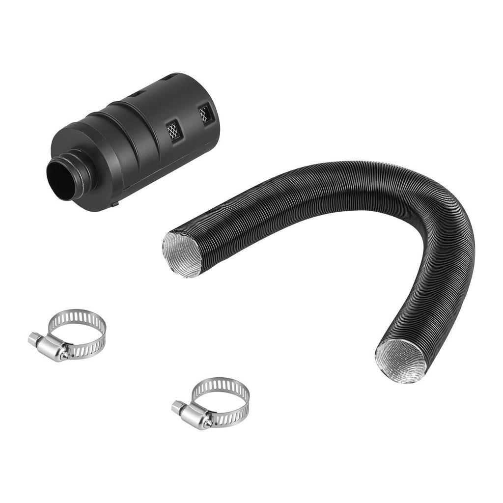 Diesel Heater Intake Pipe Kit, 25mm Car Air Parking Heater Ducting Pipe Hose Tube, Stretchable & Bendable Car Air Intake Filter Silencer Hose Pipes