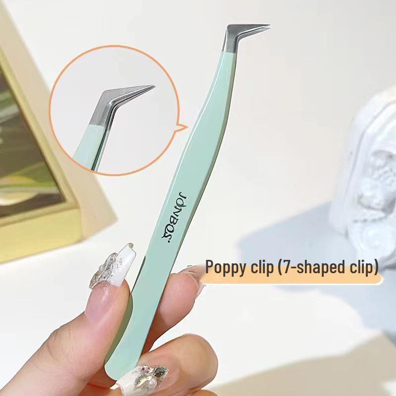 Mengjie 12-Row Cat Elf False Eyelashes, Large Capacity Natural Clusters, Segmented for On-Camera Use