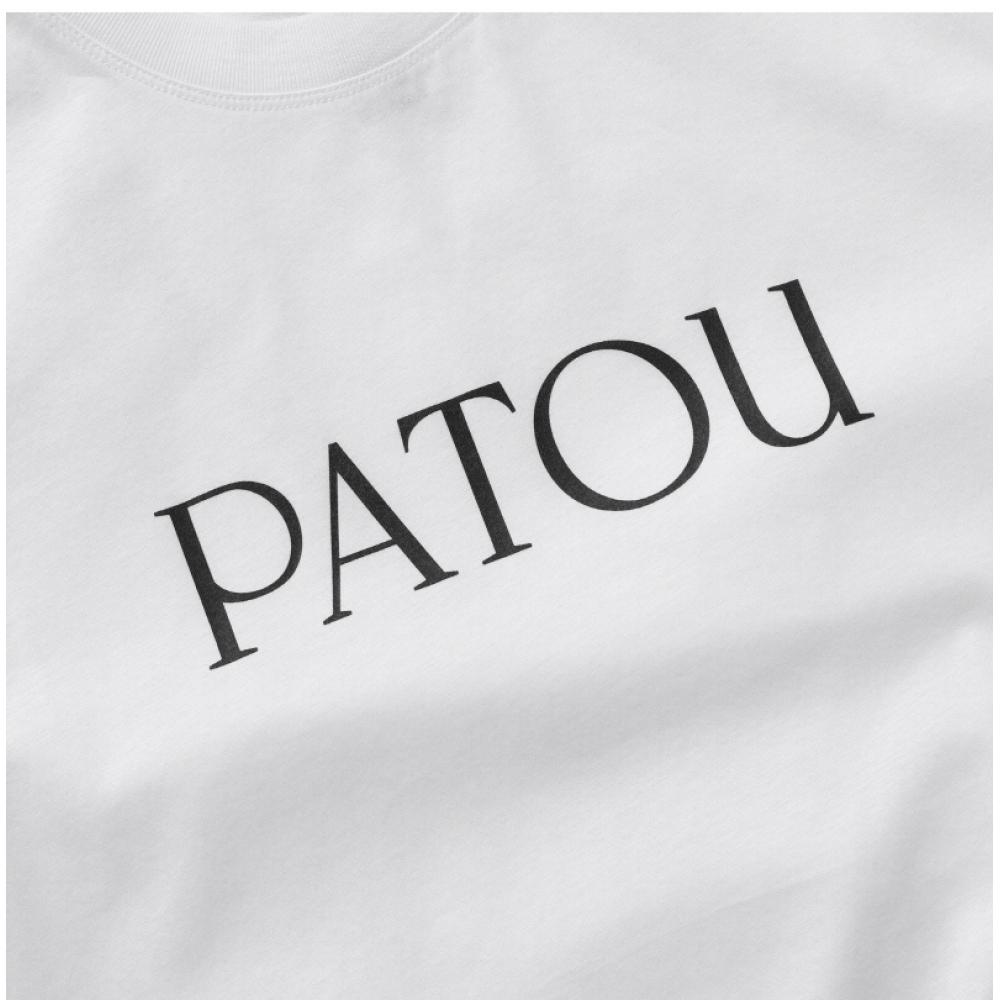 Patou Je029 9999 001w  Je0299999001w  Logo Public Short Sleeve Tee