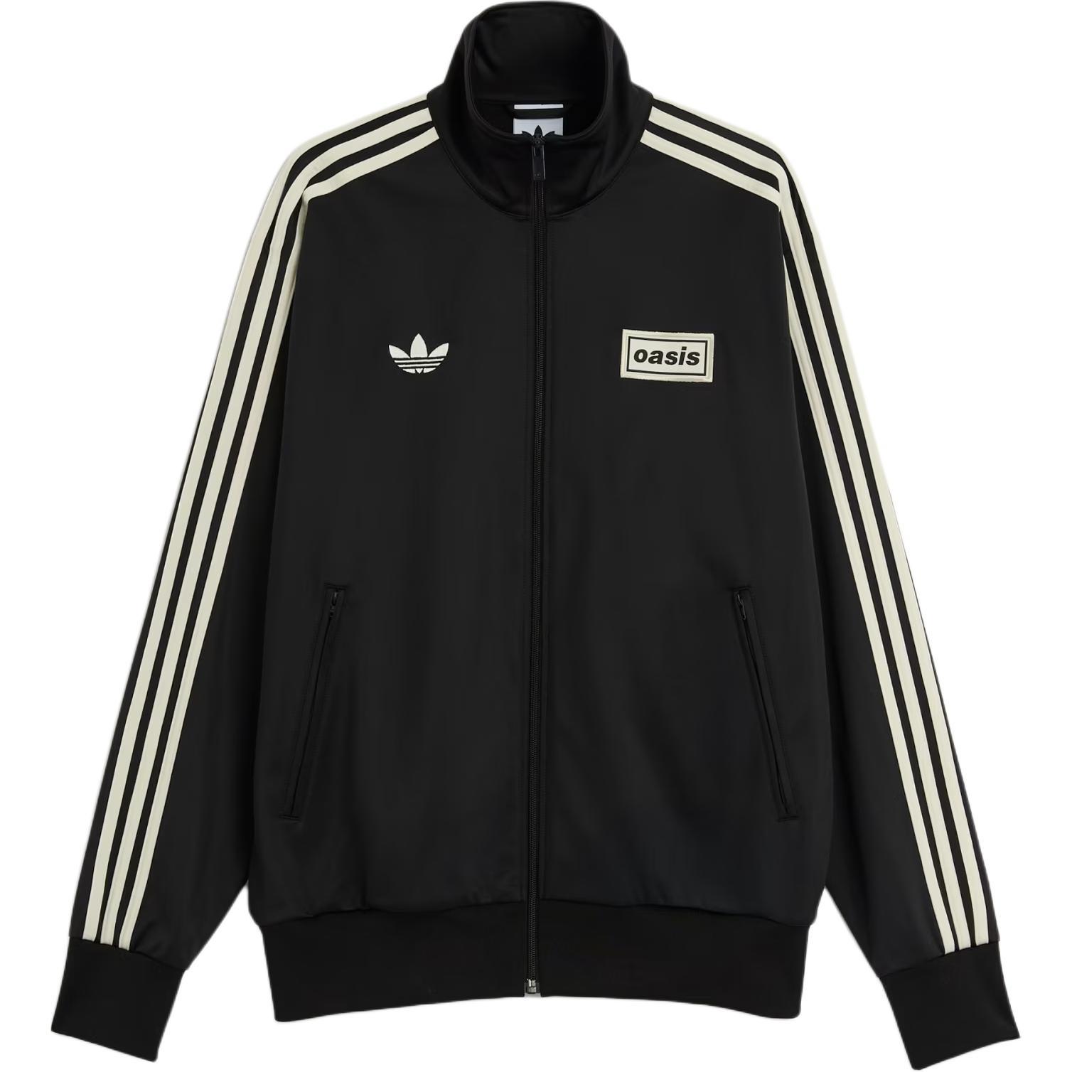 adidas x Oasis Tour Firebird Track Top Jacket Black Men s KT3456 L