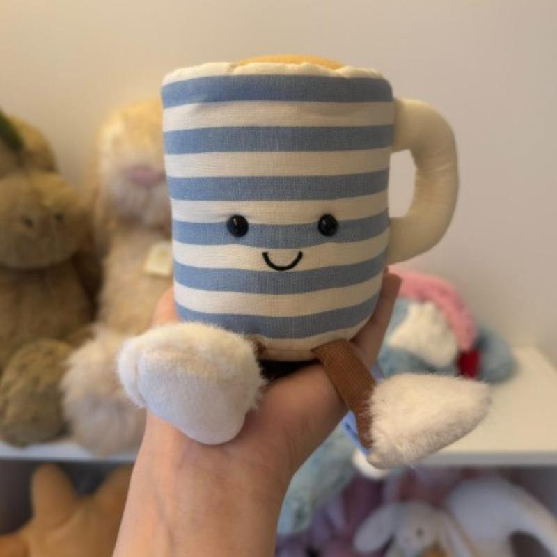 New Doll New Oatmeal Mug Cute Doll Plush Toy Doll To Give A Friend A Gift.