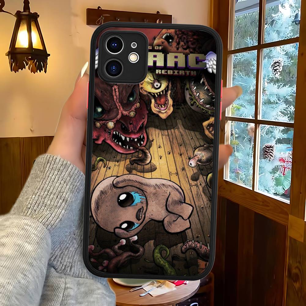 Classic Game The Binding Of Isaac Phone Case For IPhone 11 12 13 14 15 16 Pro Plus X XS MAX Matte Bumper Shockproof Cover