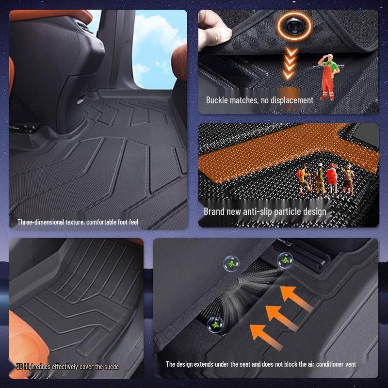 25 TPE Full Coverage Floor & Trunk Mats for Changan Qiyuan Q07