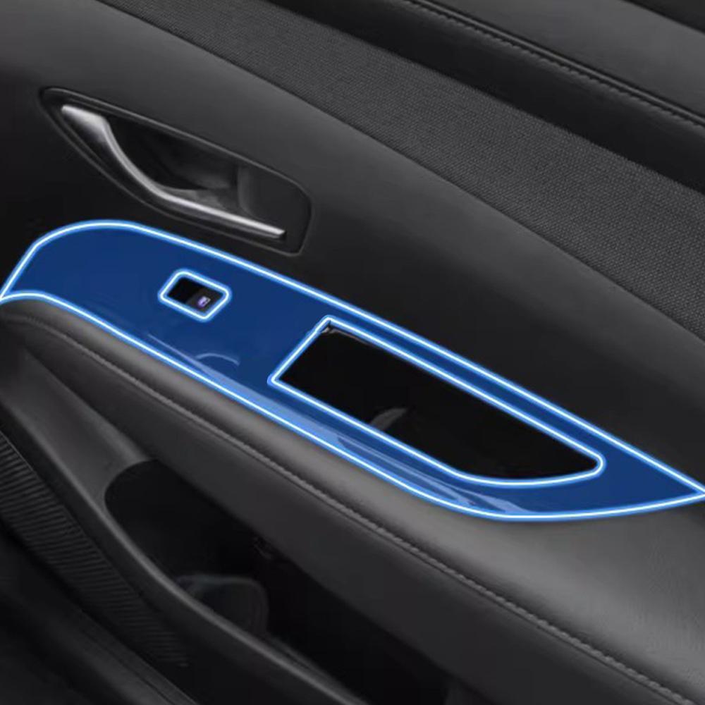 Transparente TPU-Folie für den Autoinnenraum für Hyundai Tucson 2025 2026 Schalthebel-Panel GPS-Navigation Mittelkonsole Vorgeschnitten PPF Zubehör