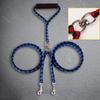 Strong Dual Dog Leash Double Dog Leash 360 Swivel No Tangle Double Dog Walking Training Leash Comfortable Pet Leads for Two Dogs