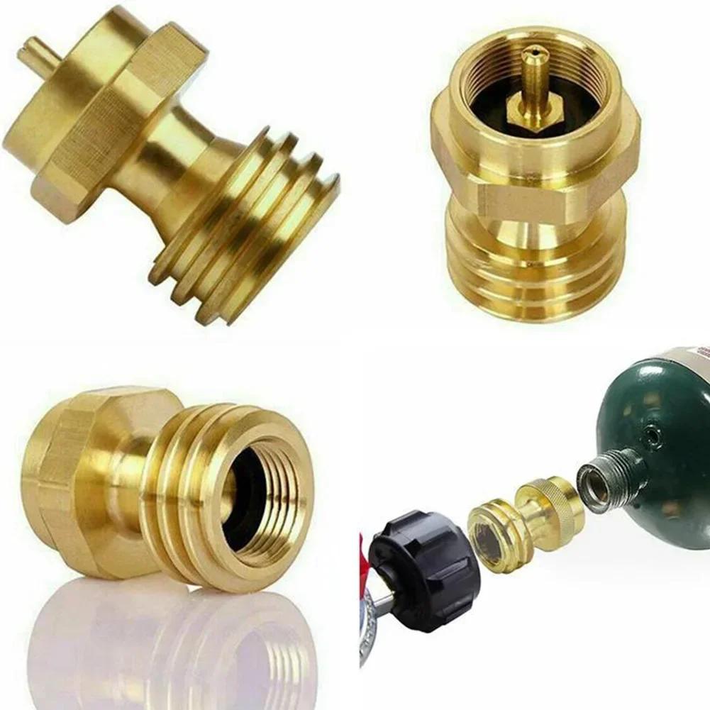 Easily Convert Your Portable Grill's Fuel Supply with a Reliable Solid Brass Cylinder Connector Designed for Efficiency