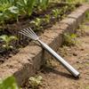 Small Garden Rake Steel Farming And Gardening Small Flowers Vegetables Tools Digging Leveling Loosening Soil Yard Lawn