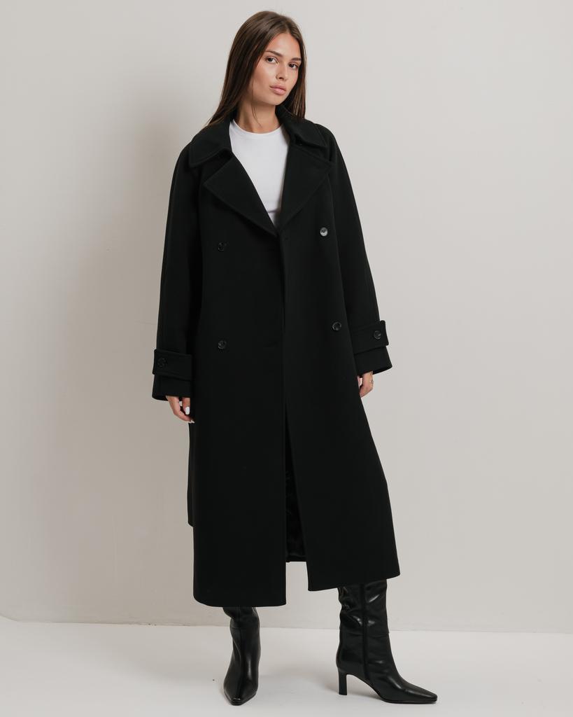 Women's Coat Fine Line 294 42 Black