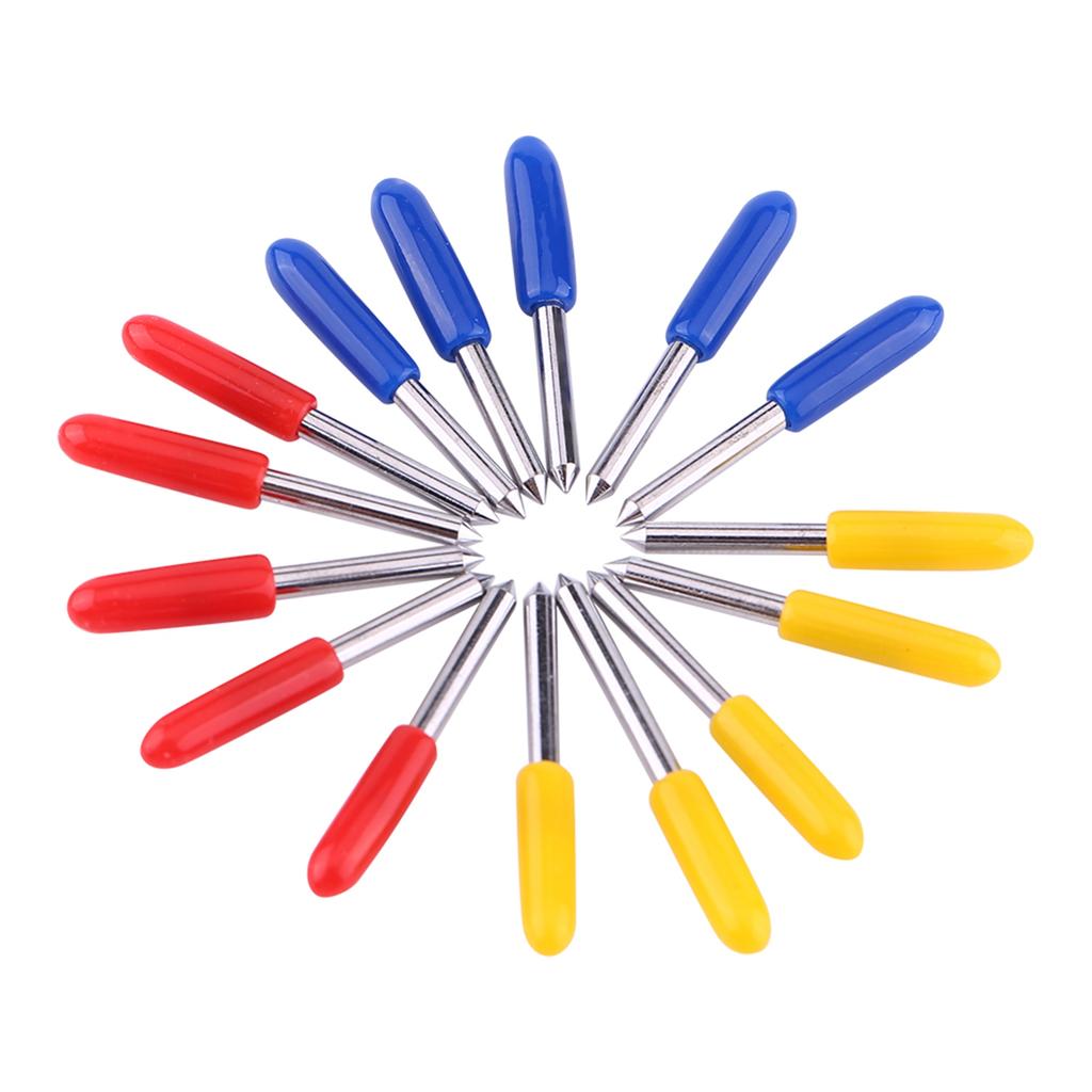 15pcs High Hardness Plotter Vinyl Cutter Blade Cutting Tool 304560 Degree