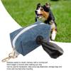 Ostrich Grain Surface Dog Poop Bag Dispenser Leash Hanging Bag  Daily Dog Walking