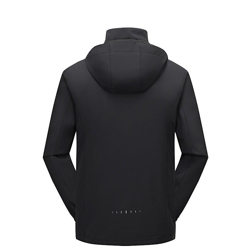 Men Women Waterproof Windproof Hiking Jacket Outdoor Climbing Coat Lightweight Breathable Fall Winter Hooded Sportwear
