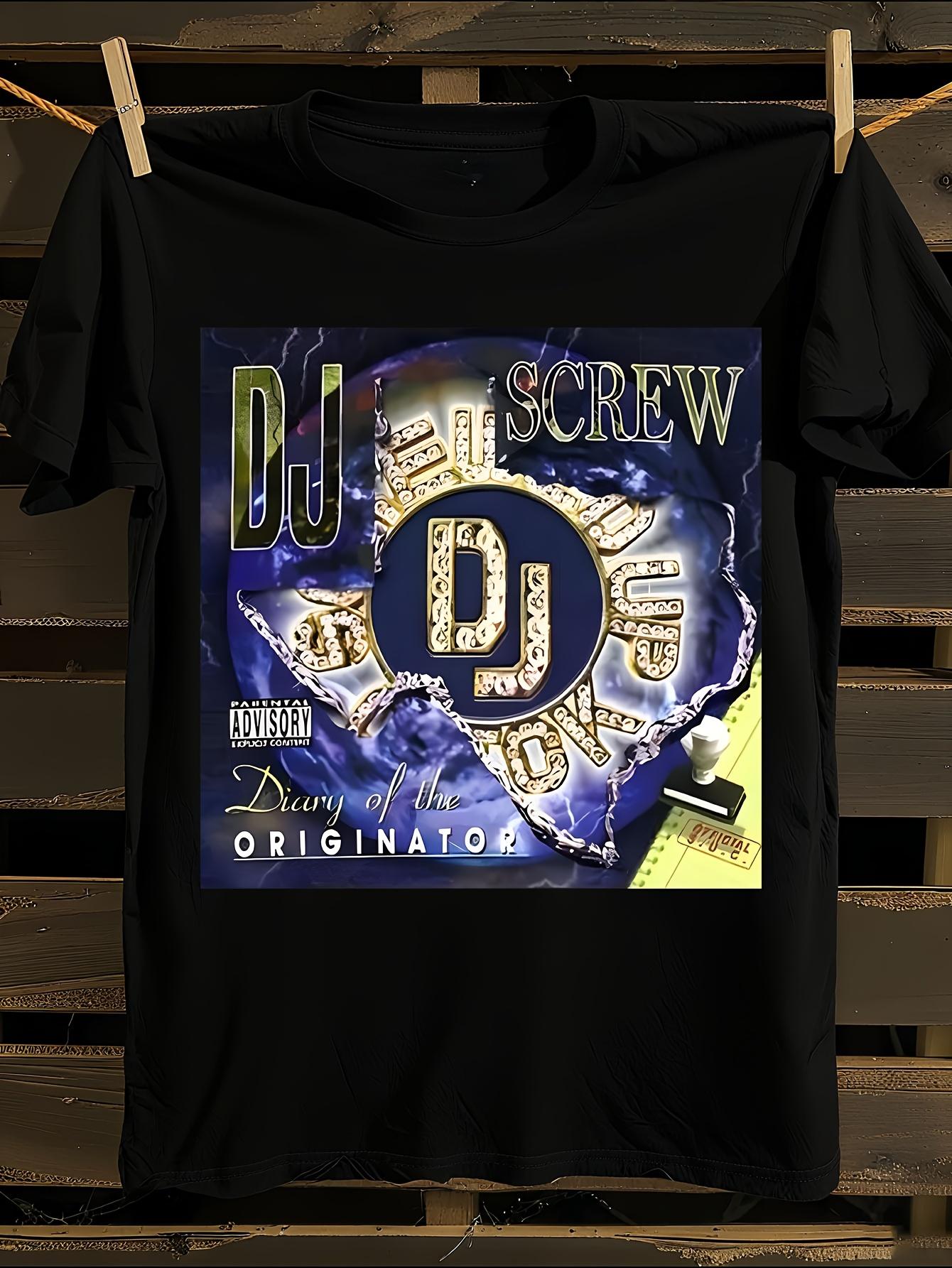 Heavyweight 220gsm Oversized DJ Screw Graphic Tshirt S
